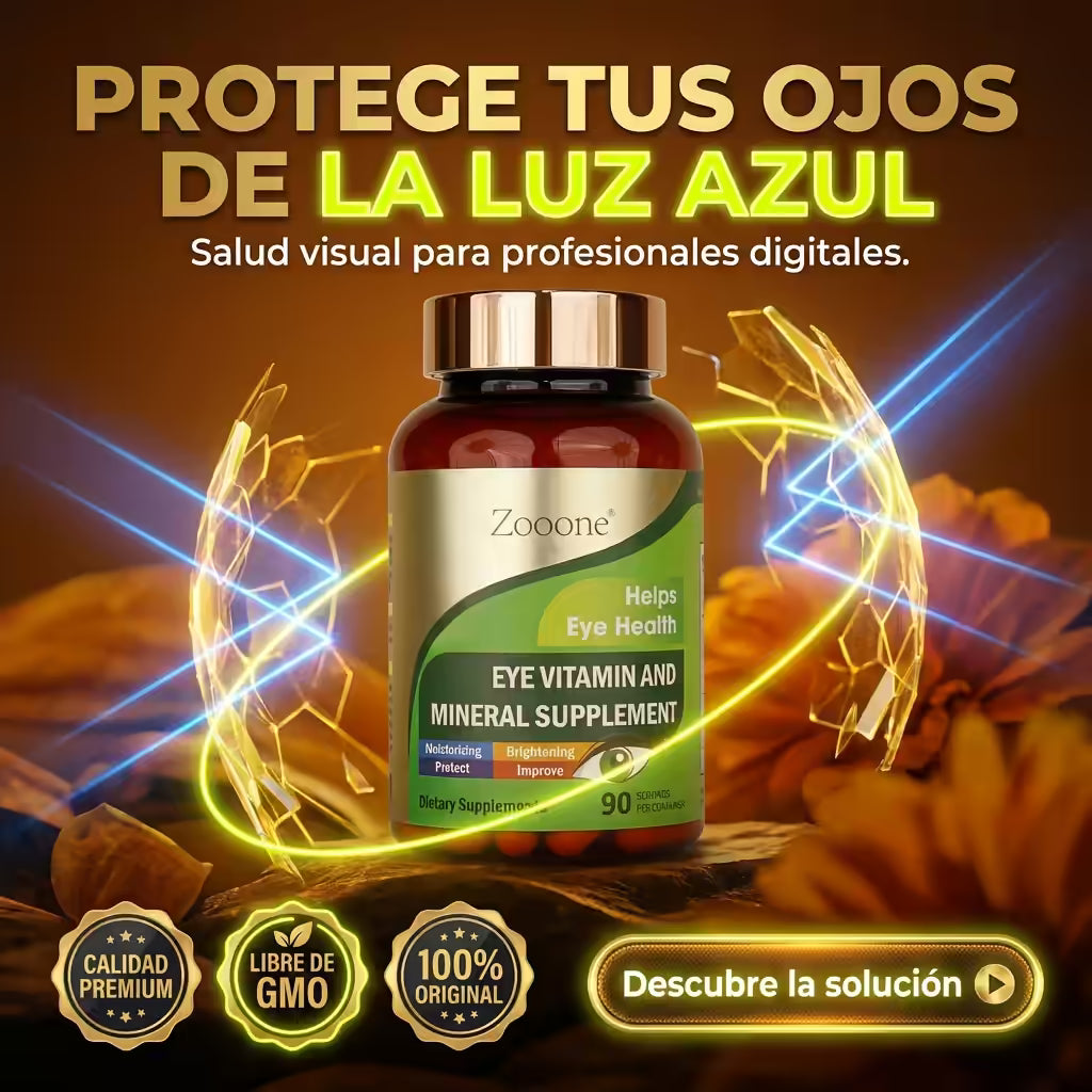 ZOOONE EYE VITAMIN AND MINERAL SUPPLEMENT: SOPORTE NUTRICIONAL PARA UNA VISIÓN SALUDABLE.